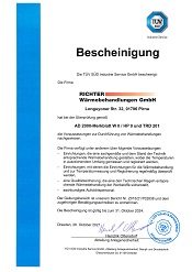 AD 2000 Zertifikat